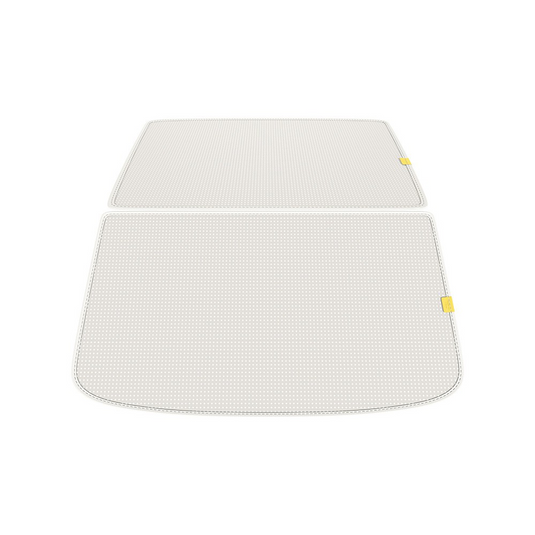 Baseus T-Space Series Car Skylight Sunshade For Tesla Model 3 (Double Layer Version) - Moon White