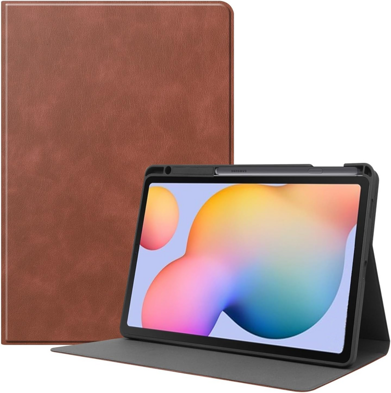 Load image into Gallery viewer, [With Pen Slot] Samsung Galaxy Tab S6 Lite (2020/2022/2024) 10.4&quot; - Premium PU Leather Business Filp Cover Case
