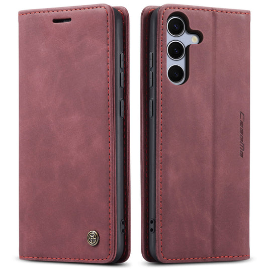 [With Card Slot] Samsung Galaxy A16 5G (SM-A166) - Business Premium Leather Shockproof Wallet Series Case