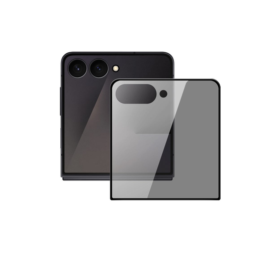 [Full Covered][Privacy] Samsung Galaxy Z Flip8 (SM-F776) - 9H Hardness Anti-Spy Tempered Glass Screen Protector