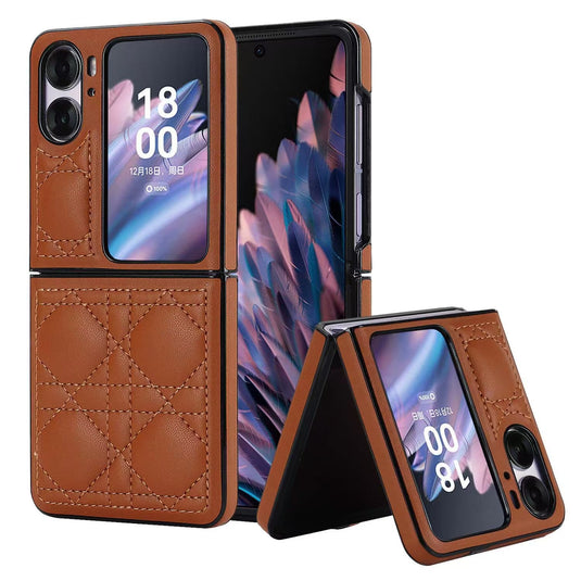 OPPO Find N2 Flip (CPH2437/PGT110) Leather Luxury Shockproof Essentials Series Case