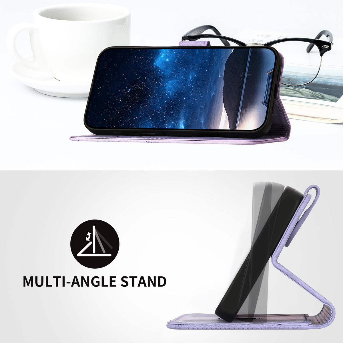 [With Lanyard][With Card Slot] Samsung Galaxy S21/Ultra/Plus/FE Matte Butterfly Print Wallet Case - i-Station Mobile Phone & Electronic Device Repair and Accessories