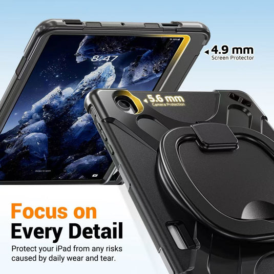 Samsung Galaxy Tab S12 Plus (2026) 12.4" - Multifunctional Shockproof Heavy Duty Series Case With Shoulder Strap