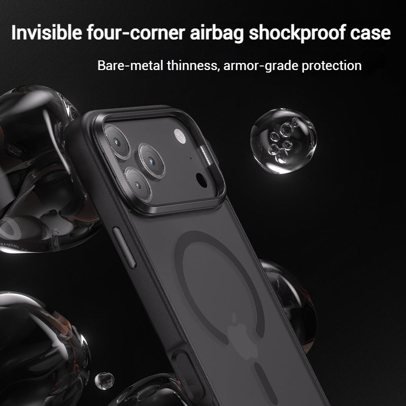 Load image into Gallery viewer, [Magsafe Compatible] Apple iPhone 17/Air/pro/pro max - Invisible Camera Stand Shockproof Case - i-Station Mobile Phone &amp; Electronic Device Repair and Accessories
