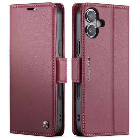 [With Card Slot] Apple iPhone 17/Air/Pro/Pro Max Premium Leather Shockproof Wallet Series Case