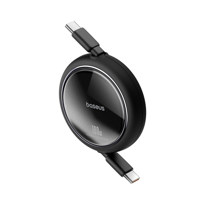 Load image into Gallery viewer, Baseus Free2Draw Mini Retractable Charging Cable Type-C to Type-C 100W 1m Compatible for iPhone 15 16 Series
