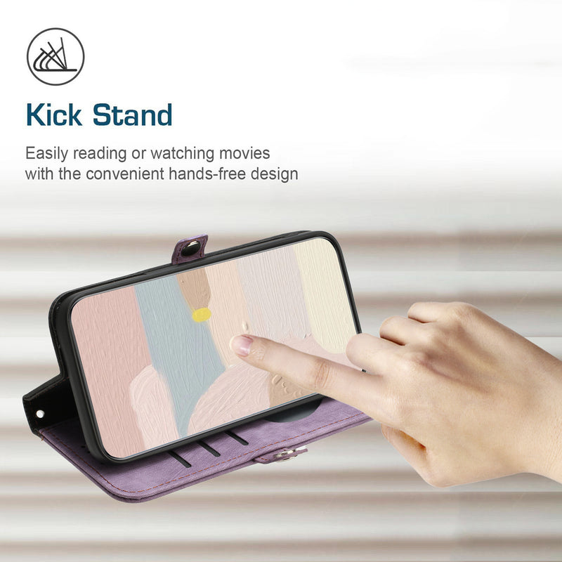 Load image into Gallery viewer, [With Strap][Built-in Card Slot] Motorola Moto Edge 60 Fusion Stitched PU Leather Wallet Case
