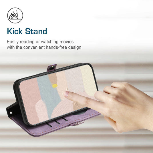 [With Strap][Built-in Card Slot] Motorola Moto Edge 60 Fusion Stitched PU Leather Wallet Case