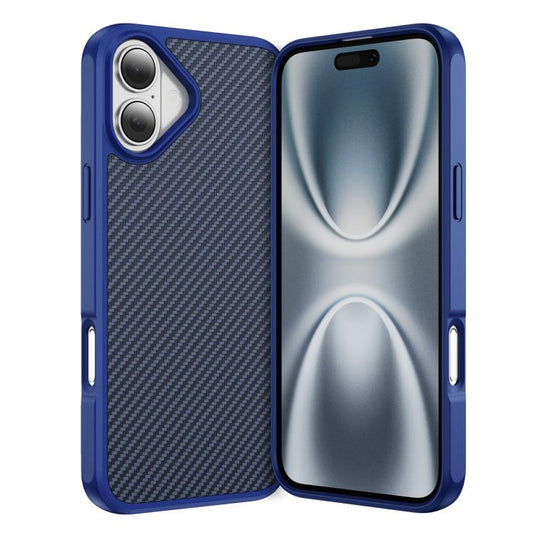 iPhone 17/Air/Pro/Pro Max Kevlar Carbon Fiber Texture Shockproof Heavy Duty Case with Hidden MagSafe Magnetic