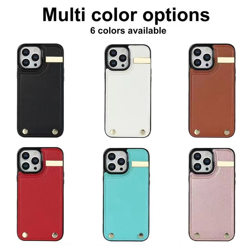 Load image into Gallery viewer, [With Card Slot] Apple iPhone 14/Plus/Pro/Pro Max Leather Minimalist Shockproof Wallet Series Case
