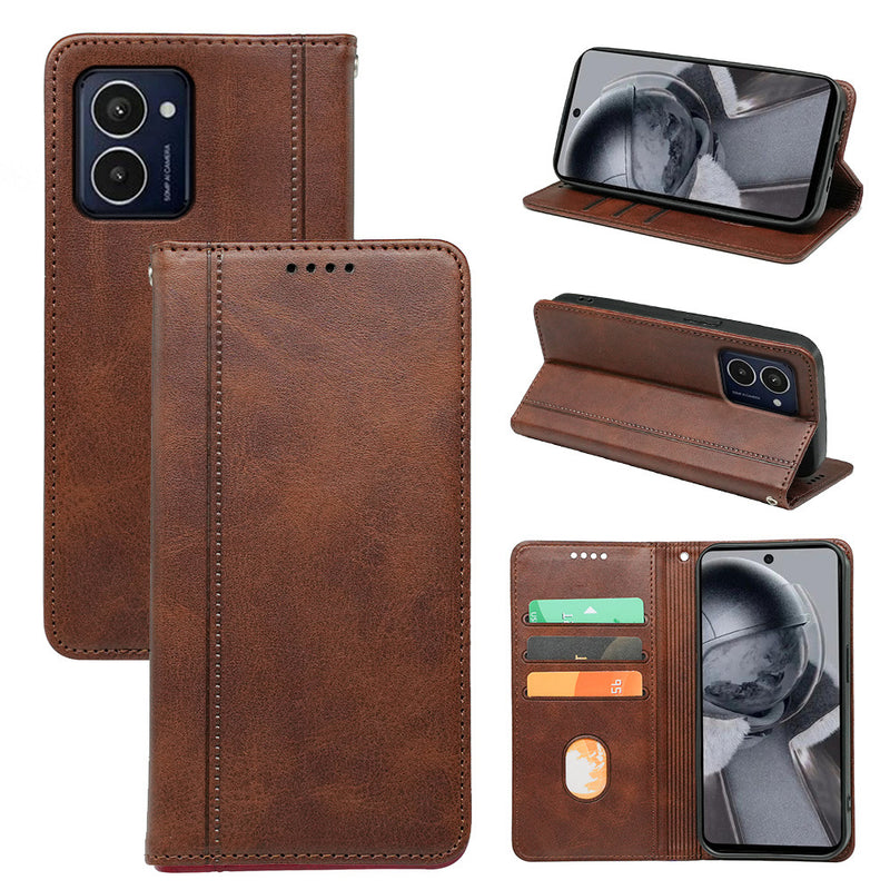 Load image into Gallery viewer, [With Card Slot] HMD Pulse Pro - Magnetic PU Leather Wallet Series Stand Case - i-Station Mobile Phone &amp; Electronic Device Repair and Accessories
