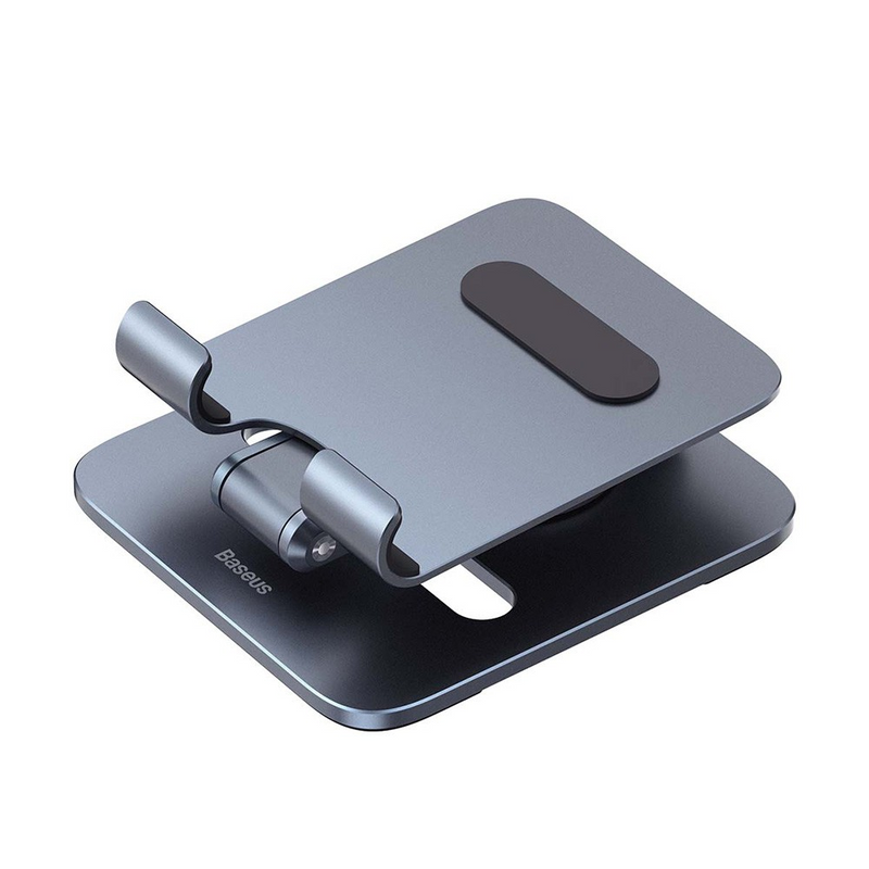 Load image into Gallery viewer, Baseus Desktop Biaxial Foldable Metal Stand For Tablets-Space Gray
