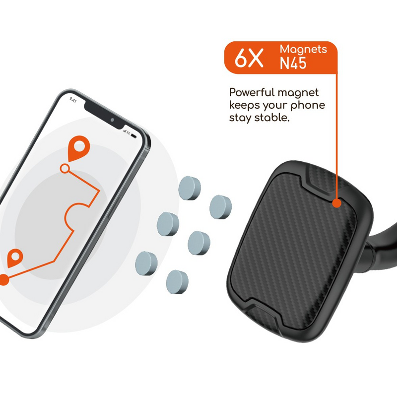 Load image into Gallery viewer, UTIA Magnetic Car Phone Mount Holder For Dashboard or Windshield

