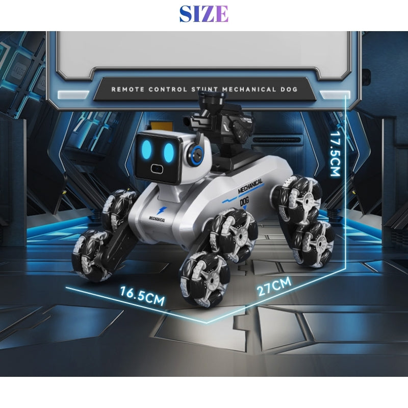 Load image into Gallery viewer, Smart 8-Wheel Gesture Control Robot Dog-shaped Toy with Camera &amp; Spray Stunt Functions - i-Station Mobile Phone &amp; Electronic Device Repair and Accessories
