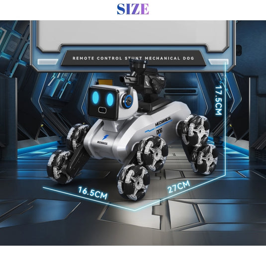 Smart 8-Wheel Gesture Control Robot Dog-shaped Toy with Camera & Spray Stunt Functions - i-Station Mobile Phone & Electronic Device Repair and Accessories