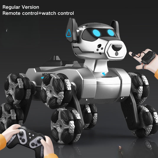 Smart 8-Wheel Gesture Control Robot Dog-shaped Toy with Camera & Spray Stunt Functions - i-Station Mobile Phone & Electronic Device Repair and Accessories