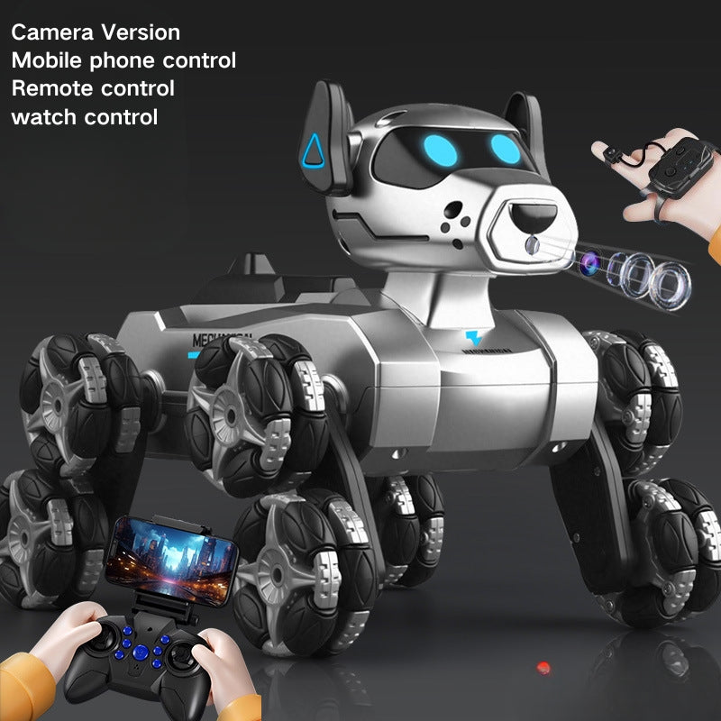 Load image into Gallery viewer, Smart 8-Wheel Gesture Control Robot Dog-shaped Toy with Camera &amp; Spray Stunt Functions - i-Station Mobile Phone &amp; Electronic Device Repair and Accessories
