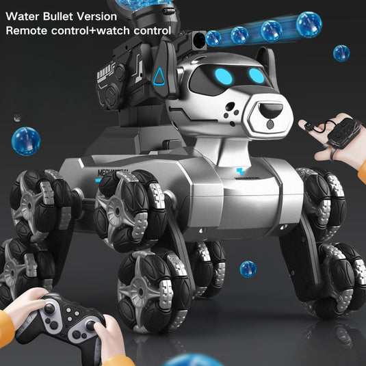 Smart 8-Wheel Gesture Control Robot Dog-shaped Toy with Camera & Spray Stunt Functions - i-Station Mobile Phone & Electronic Device Repair and Accessories