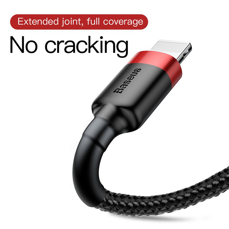 Load image into Gallery viewer, Baseus Cafule Fast Charge USB For IP 2A 3M
