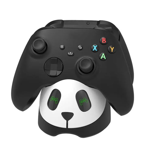 Xbox Controller Charging Station Panda Design Charger Dock with 2 x 1100mAh Battery - Polar Tech Australia