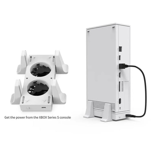 Xbox Series S Vertical Cooling Stand Holder Dual Cooling Fan Base - Polar Tech Australia