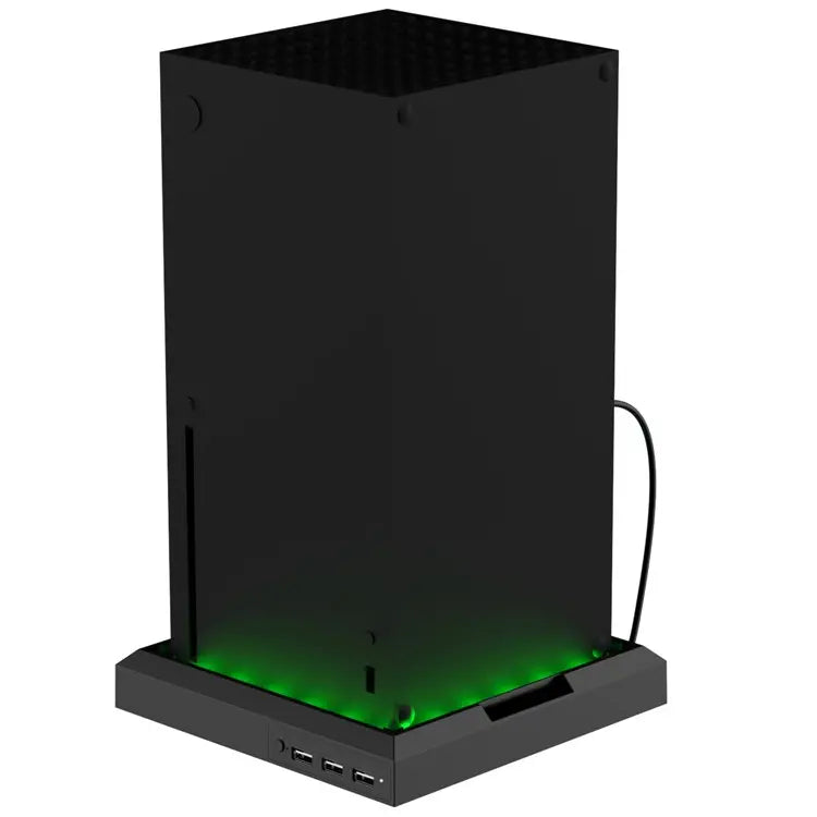 Load image into Gallery viewer, Xbox Series S / X Game Console Holder Stand With RGB Light &amp; USB Hub - Polar Tech Australia
