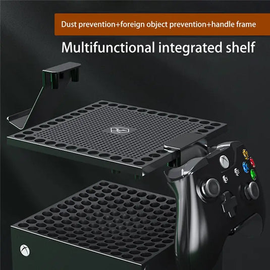 Xbox Series X Host Multifunction Heat Dissipation Dust Cover Game Controller Hanger Headphone Holder Bracket - Polar Tech Australia