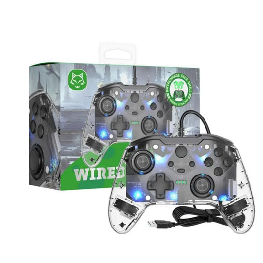 XBOX ONE PC Game Gamepad Wired Gaming Controller Joystick with Colorful Light - Polar Tech Australia