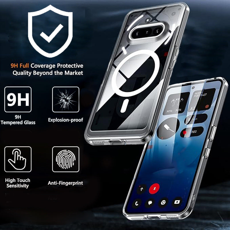 Load image into Gallery viewer, [Magsafe Compatible] Nothing Phone (3a)/Pro Transparent Crystal Shockproof Protective Case - i-Station Mobile Phone &amp; Electronic Device Repair and Accessories

