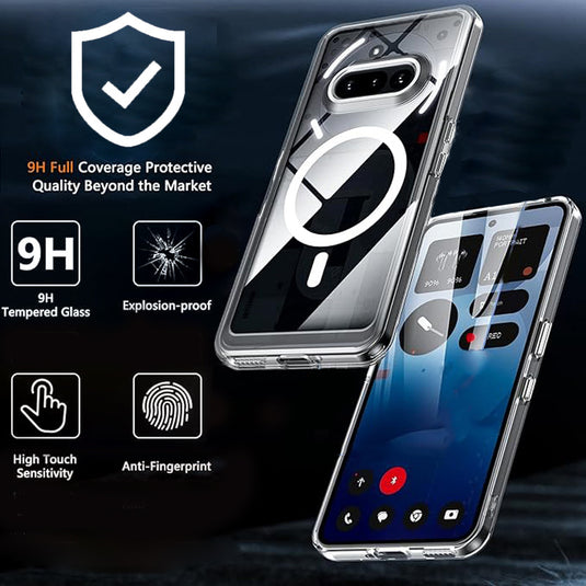 [Magsafe Compatible] Nothing Phone (3a)/Pro Transparent Crystal Shockproof Protective Case - i-Station Mobile Phone & Electronic Device Repair and Accessories