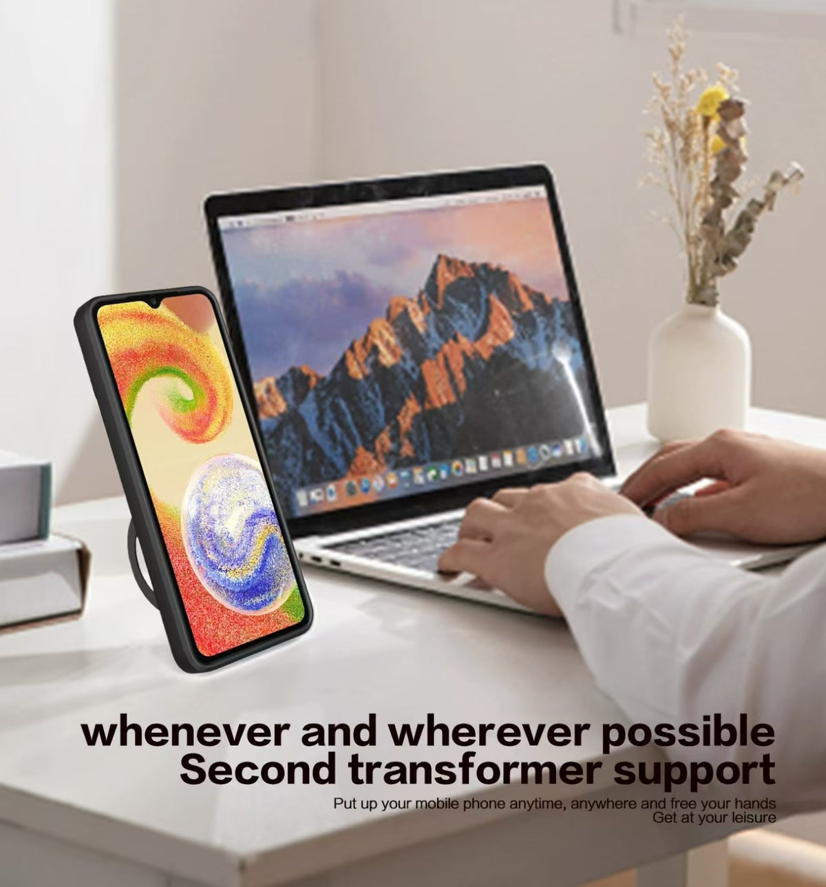 [With Slide Lens Cover][Built-in Stand] Xiaomi Redmi Note 14 Pro+ 5G TPU Shockproof Stand Series Case - i-Station Mobile Phone & Electronic Device Repair and Accessories