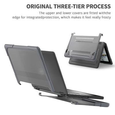 Dell Chromebook 11 11.6‘’ (3100/3110) Matte Transparent Cooling Stand and Shockproof Case - i-Station Mobile Phone & Electronic Device Repair and Accessories