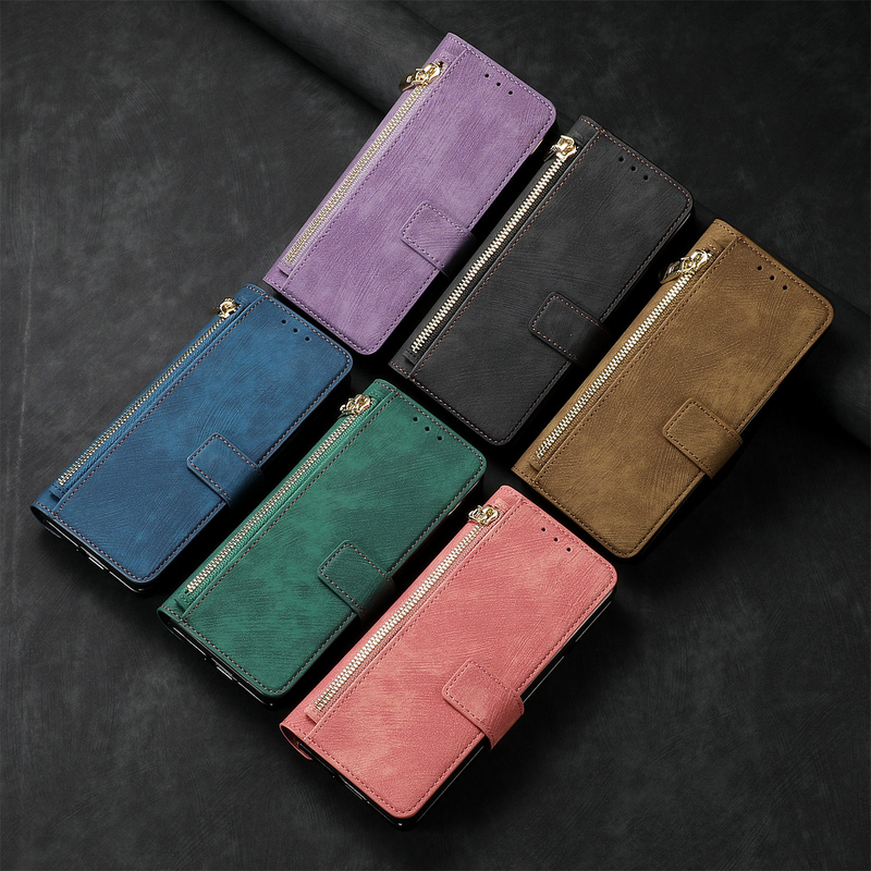 Load image into Gallery viewer, [With Card Slot] Samsung Galaxy Z Fold7 - Multi-functional Leather Wallet Case With Magnetic Flip Cover
