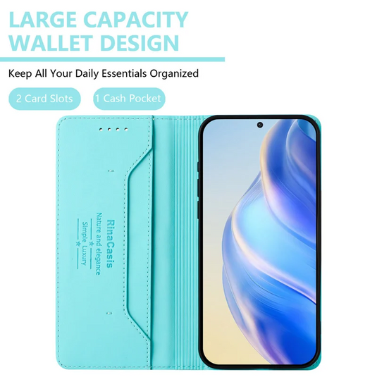 [With Card Slot] VIVO V50 5G - Business Flip Leather Wallet Series Case