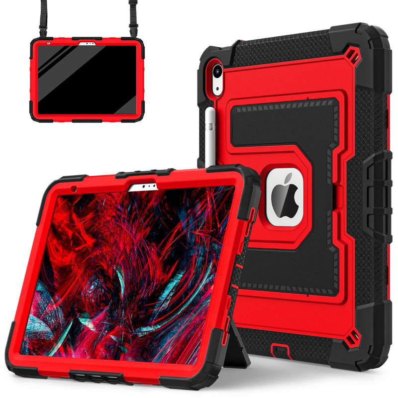 Load image into Gallery viewer, [Built-in Stand][With Shoulder Strap] Apple iPad Air 4/5 10.9&#39;&#39; 4/5th Gen (2020/2022) Kids Full-cover Heavy Duty Case
