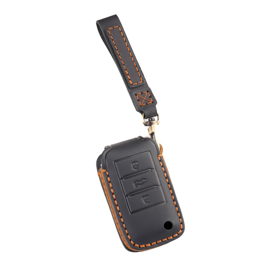 Roewe Handcrafted Genuine Leather Car Key Case For RX3, RX5 PLUS, RX8, 350, 360, i5