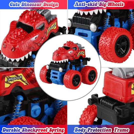 Voamuw Dinosaur Cars Toys for Boys, Friction Powered Monster Truck Push and Go Vehicles Toys for Toddlers, Christmas Birthday Party Supplies for Kids Age 3 4 5 6 7 8 Year Old - i-Station Mobile Phone & Electronic Device Repair and Accessories