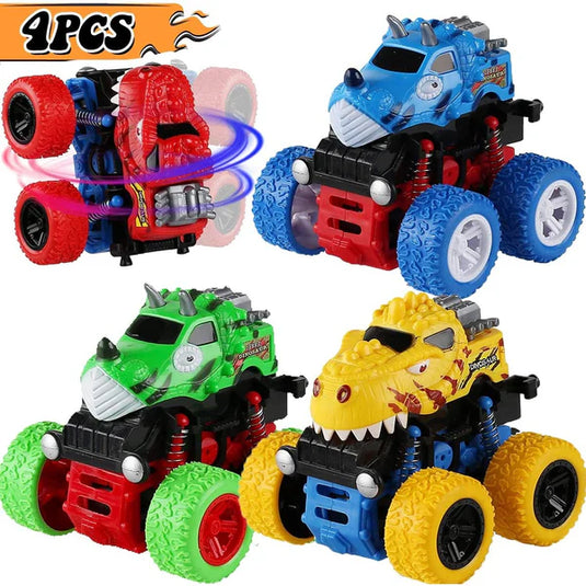 Voamuw Dinosaur Cars Toys for Boys, Friction Powered Monster Truck Push and Go Vehicles Toys for Toddlers, Christmas Birthday Party Supplies for Kids Age 3 4 5 6 7 8 Year Old - i-Station Mobile Phone & Electronic Device Repair and Accessories