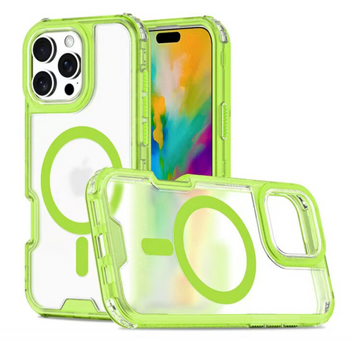 Apple iPhone 16/Plus/Pro/Pro Max Minimalist Colorful Transparent Heavy Duty Series Case