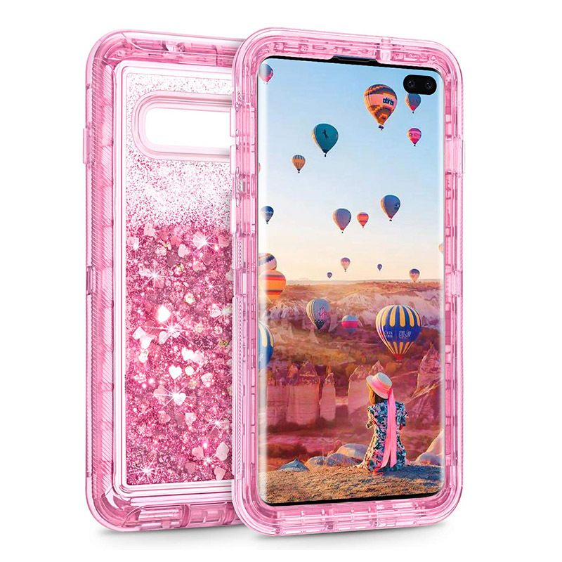 Load image into Gallery viewer, Samsung Galaxy S10 (4G/5G)/Plus SM-G975/E SM-G970 Liquid Sand Glitter Shockproof Blingbling Series Case
