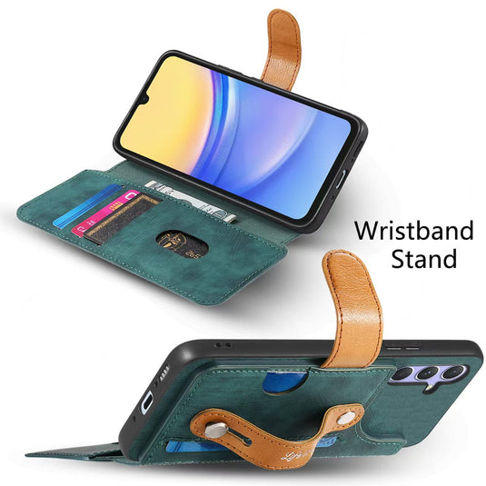 [With Card Slot][With Wrist Wrap] Motorola Moto G Play 4G/5G (2024) Leather Shockproof Wallet Series Case