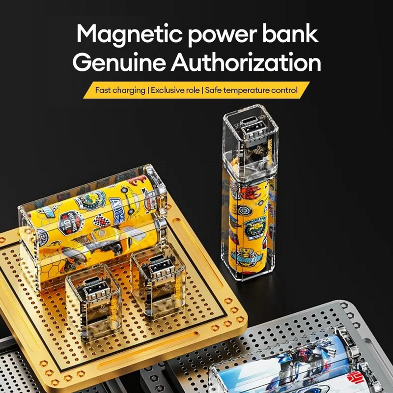 Load image into Gallery viewer, Transformers TF-D03 Removable Battery Charger Magnetic Power Bank 5000mAh
