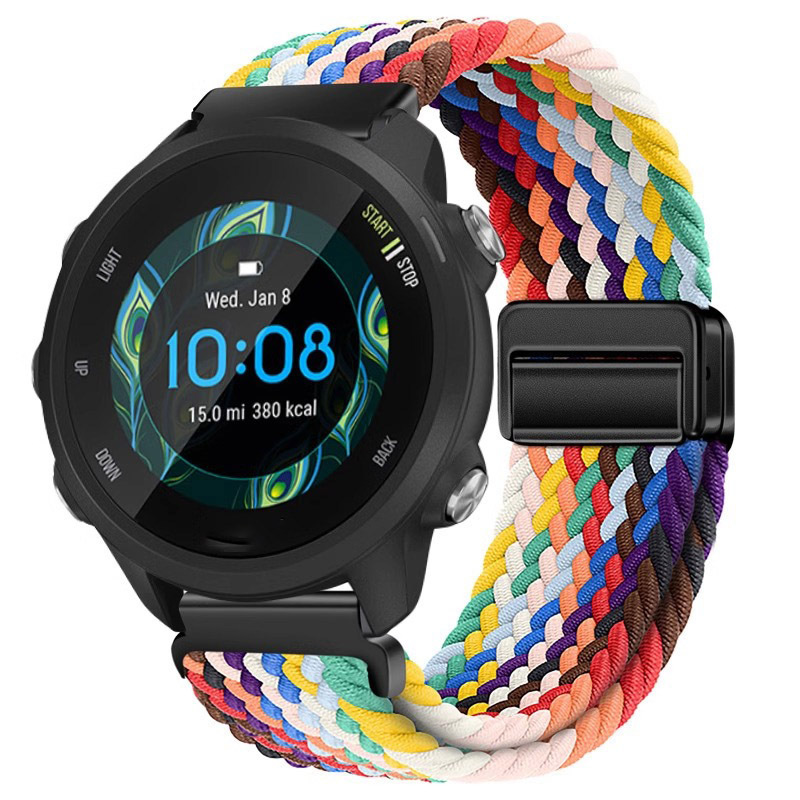 Load image into Gallery viewer, Garmin Forerunner 645/ 645 Music - 20MM Nylon Braided Magnetic Clasp Watch Band - i-Station Mobile Phone &amp; Electronic Device Repair and Accessories
