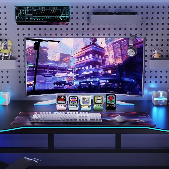Divoom Ditoo Retro Pixel Art Game Bluetooth Speaker With 16X16 LED App Controlled Front Screen - i-Station Mobile Phone & Electronic Device Repair and Accessories
