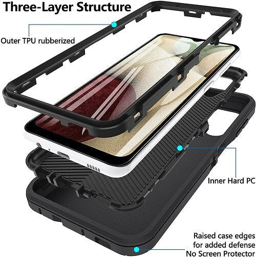 Load image into Gallery viewer, Samsung Galaxy A12 (A12/A127) Adventurer Commuter Heavy Duty Drop Proof Case - Polar Tech Australia
