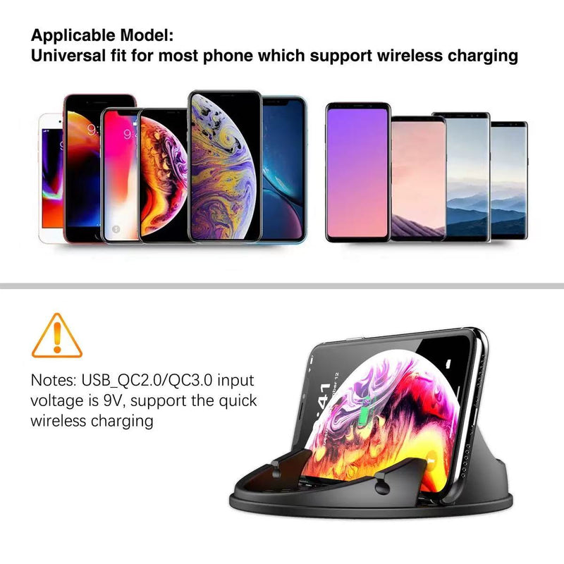 Load image into Gallery viewer, 15W Fast Wireless Car Charger Mount – Suction Cup Phone Holder - i-Station Mobile Phone &amp; Electronic Device Repair and Accessories
