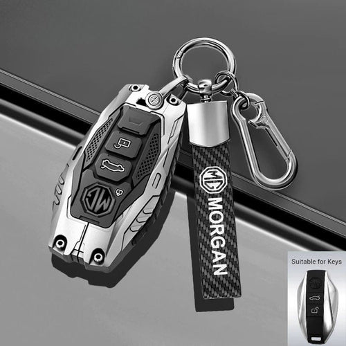 ISDORE Premium Leather Key Fob Case Compatible With MG4 EV, ZS, MG5 - View #3