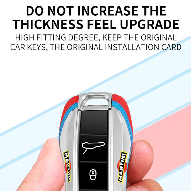Load image into Gallery viewer, Porsche Stylish Touches Car Key Fob Case Cover For Cayenne, Panamera, Taycan, Macan, 718, 911
