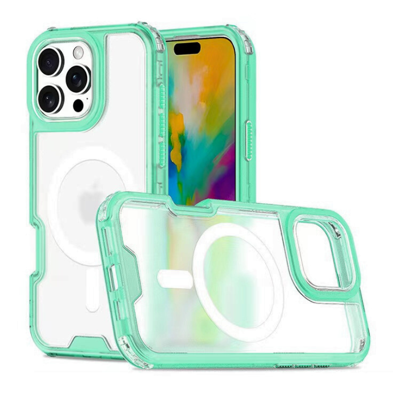 Load image into Gallery viewer, Apple iPhone 13/Pro/Pro Max Minimalist Colorful Transparent Heavy Duty Series Case
