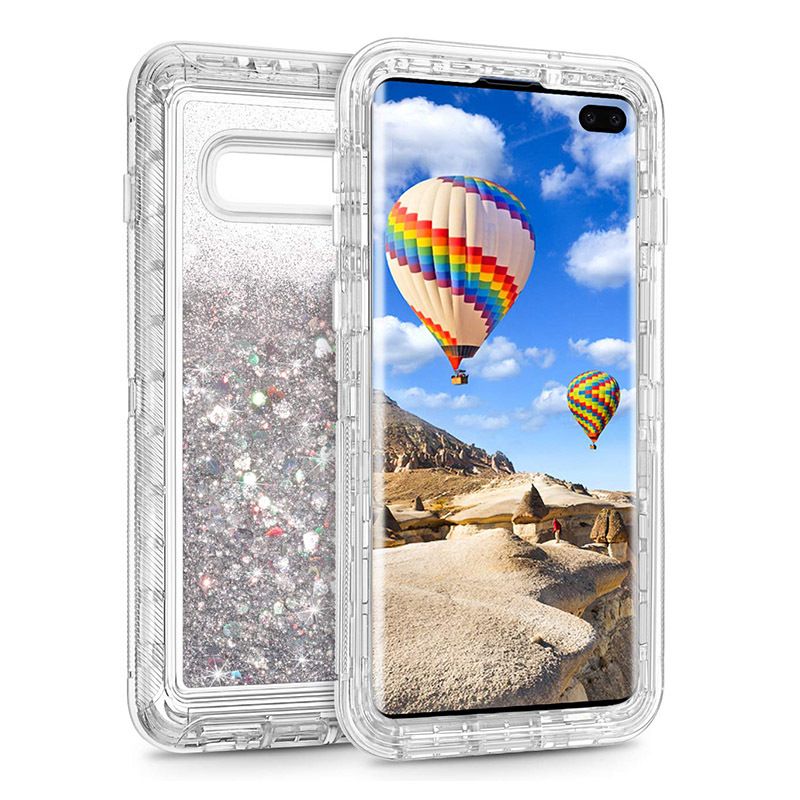 Load image into Gallery viewer, Samsung Galaxy S10 (4G/5G)/Plus SM-G975/E SM-G970 Liquid Sand Glitter Shockproof Blingbling Series Case
